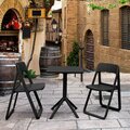 Book Publishing Co Dream Folding Outdoor Bistro Set with 2 Chairs  Black GR2845379